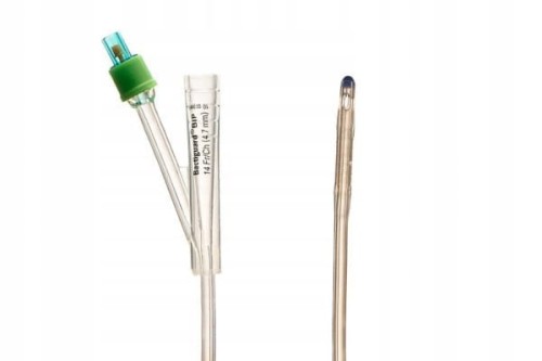 Cewnik Foley'a Bactiquard silikonowy ze złotem srebrem palladem