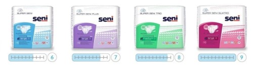 Pieluchomajtki SUPER SENI TRIO opak. 10 szt