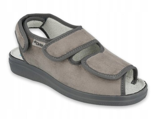 Sandały zdrowotne męskie 676 M006 Popielate