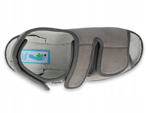 Sandały zdrowotne męskie 676 M006 Popielate