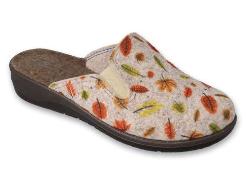 Kapcie profilaktyczne damskie - Dr Orto Home 136 D002 jesienne listki