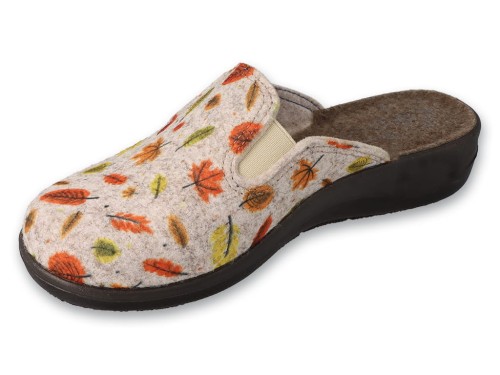 Kapcie profilaktyczne damskie - Dr Orto Home 136 D002 jesienne listki