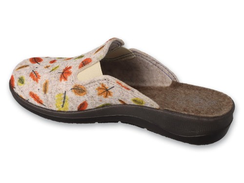 Kapcie profilaktyczne damskie - Dr Orto Home 136 D002 jesienne listki