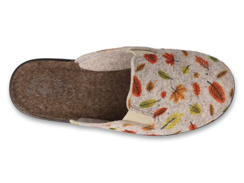 Kapcie profilaktyczne damskie - Dr Orto Home 136 D002 jesienne listki