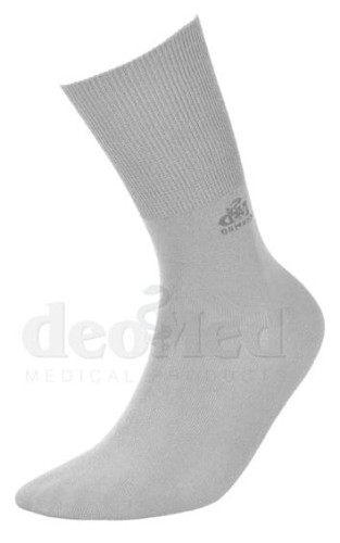 Skarpetki zdrowotne bezuciskowe bambusowe DeoMed Bamboo popielate