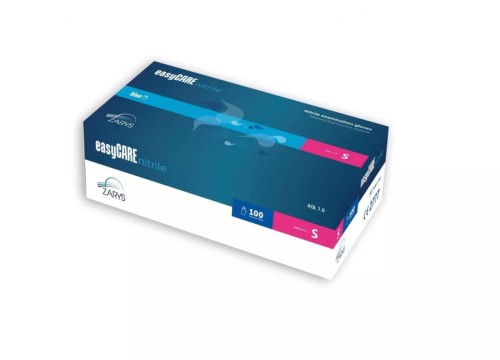 Rękawiczki bezpudrowe Nitrylowe EASYCare 100 szt