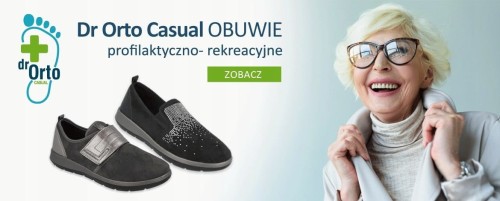 Obuwie profilaktyczne dla Seniora Dr Orto Casual 156 D903 czarne