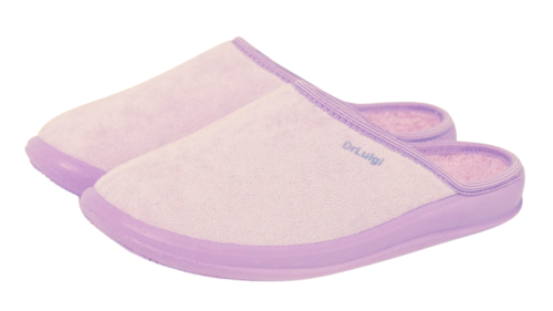 Kapcie damskie Frotte Dr Luigi fioletowe 01.png