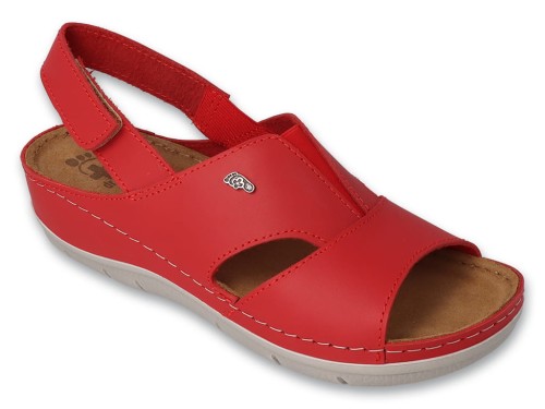 Sandały Damskie Dr Orto Casual - 158D262 - Czerwone
