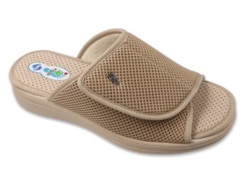 Klapki profilaktyczne damskie Dr Orto 078 D004 beżowe ciemny
