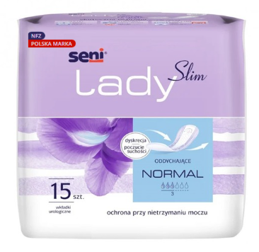 Wkłady urologiczne Seni Lady Slim Normal opak. 15 szt