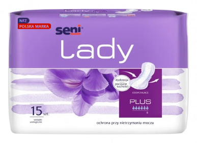 Wkładki urologiczne Seni Lady Plus opak. 15 szt