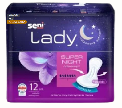 Wkładki urologiczne Seni Lady Super Night opak. 12 szt
