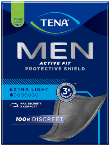Wkłady anatomiczne Men Active Fit Extra Light - Tena - opak. 14 sztuk