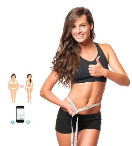 Waga analityczna łazienkowa HW-FIT002 z Bluetooth