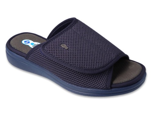 Klapki profilaktyczne Dr Orto 078 M002 granatowe męskie