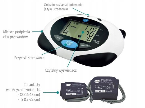 Ciśnieniomierz dla dzieci od 3-12 lat Sanity