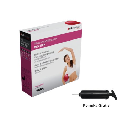 Piłka rehabilitacyjna MIDI REH RLB